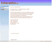 Tablet Screenshot of interaktiv.dk